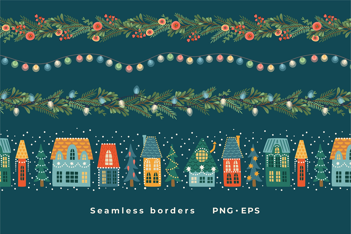 Christmas Clipart, a Decorative Illustration by Nadia Grapes (Photo 3 of 5)