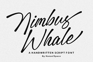 Nimbus Whale - Script Font
