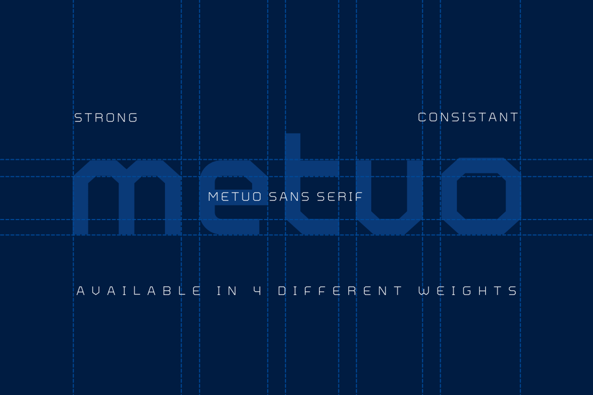 Metuo, a Sans Serif Font by twinstd (Photo 4 of 13)