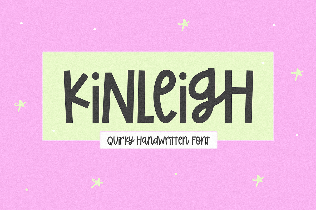 Kinleigh | Cute Quirky Font, a Handwritten Font by KA Designs (Photo 1 of 12)