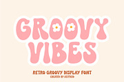 Retro Sunday - Retro Groovy Font, a Handwritten Font by Keithzo (Thumbnail 5 of 8)