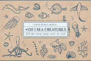 Vector sea creatures, an Object Graphic by CARROTDESIGN (Thumbnail 1 of 6)
