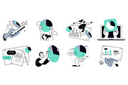 Statistics and analytics, an Illustration by PureSolution (Thumbnail 4 of 6)