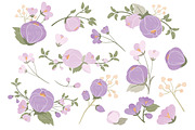 Lavender Flower Clipart & Vectors, an Illustration by Amanda Ilkov (Thumbnail 2 of 3)