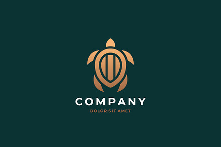 Turtle logo design.