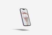 iPhone 14 Pro Mockup, an iPhone Mockup by zuhraabdullah (Thumbnail 3 of 28)