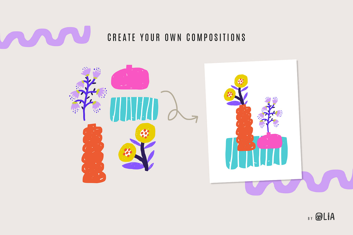 Bold Florals | svg, png, ai, eps, a Decorative Illustration by Olia (Photo 12 of 13)