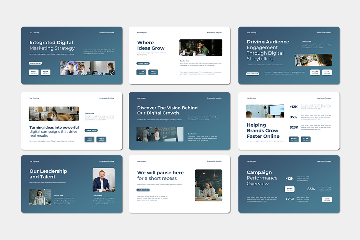 Marketing Strategy - PowerPoint, a Presentation Template by Iqsiart Studio (Photo 2 of 3)