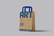 Paper Bag Mockup, a Packaging Mockup by UFR_GRAPHIC (Thumbnail 1 of 4)