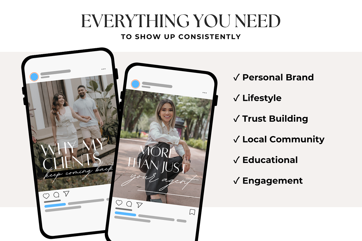 Real Estate Instagram Templates, a Social Media Template by BrandhavenStudio (Photo 4 of 10)