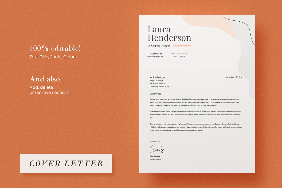 Modern Resume Template CV, a Resume Template by Theme Weavers (Photo 4 of 5)