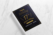 Legans Blue Birthday Invitation, an Invitation Template by Fannan Studio (Thumbnail 2 of 3)