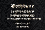 Gothbase Blackletter Font, a Blackletter Font by DmDesignsStoreArt (Thumbnail 2 of 2)