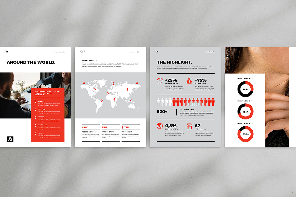 Annual Report, a Brochure Template by Occy Design (Photo 6 of 8)
