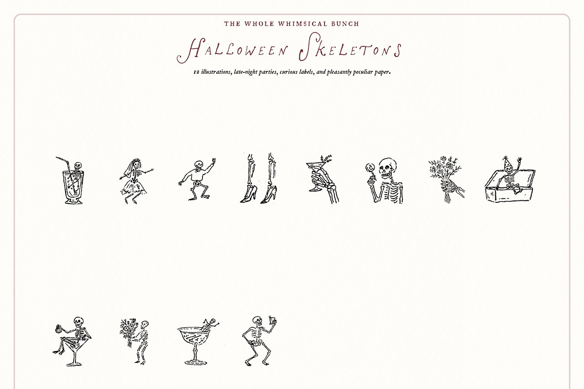 Halloween Clipart Bundle, Spooky Set, a Seasonal Illustration by The October Creative (Photo 8 of 13)