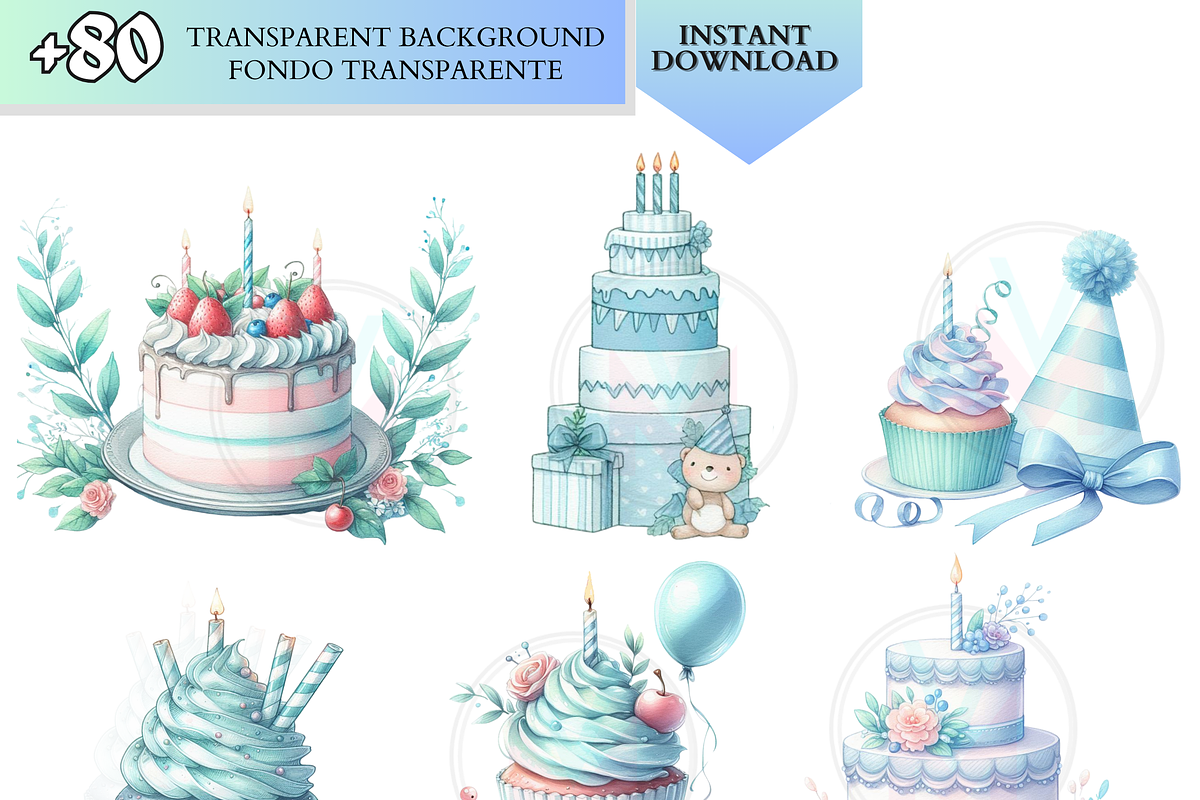 Blue Birthday png Baby Boys Party, a Person Illustration by VM PARTYS  BY TAIRUMA (Photo 9 of 10)