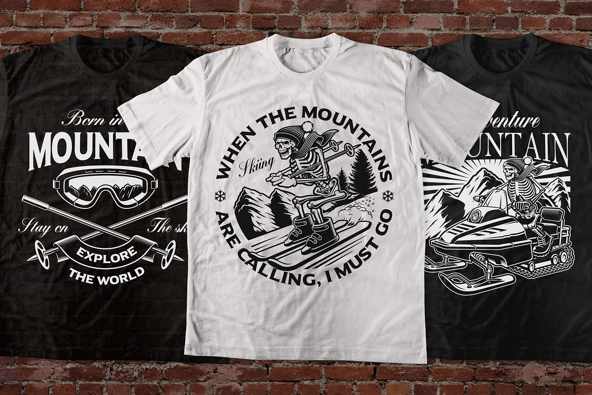 100 T-shirt Designs Bundle, an Illustration by Harry Kasyanov (Photo 35 of 37)
