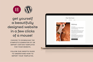 Beauty Salon Elementor Template Kit