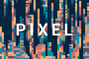 Pixel Colorful Backgrounds V. 03