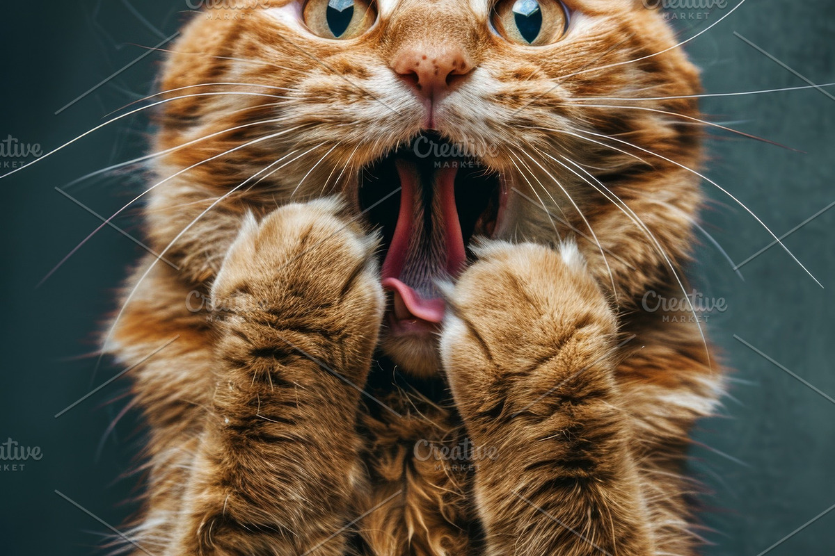 236 surprised animals, an Animal Photo by Handmadefont (Photo 38 of 241)