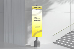 Stand Moodboard Mockup, a Product Mockup by graphypix