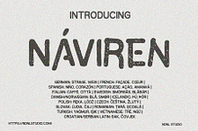 Naviren – Vintage Font