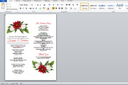 Wedding Ceremony Program Template, a Stationery Template by retrographix (Thumbnail 3 of 3)