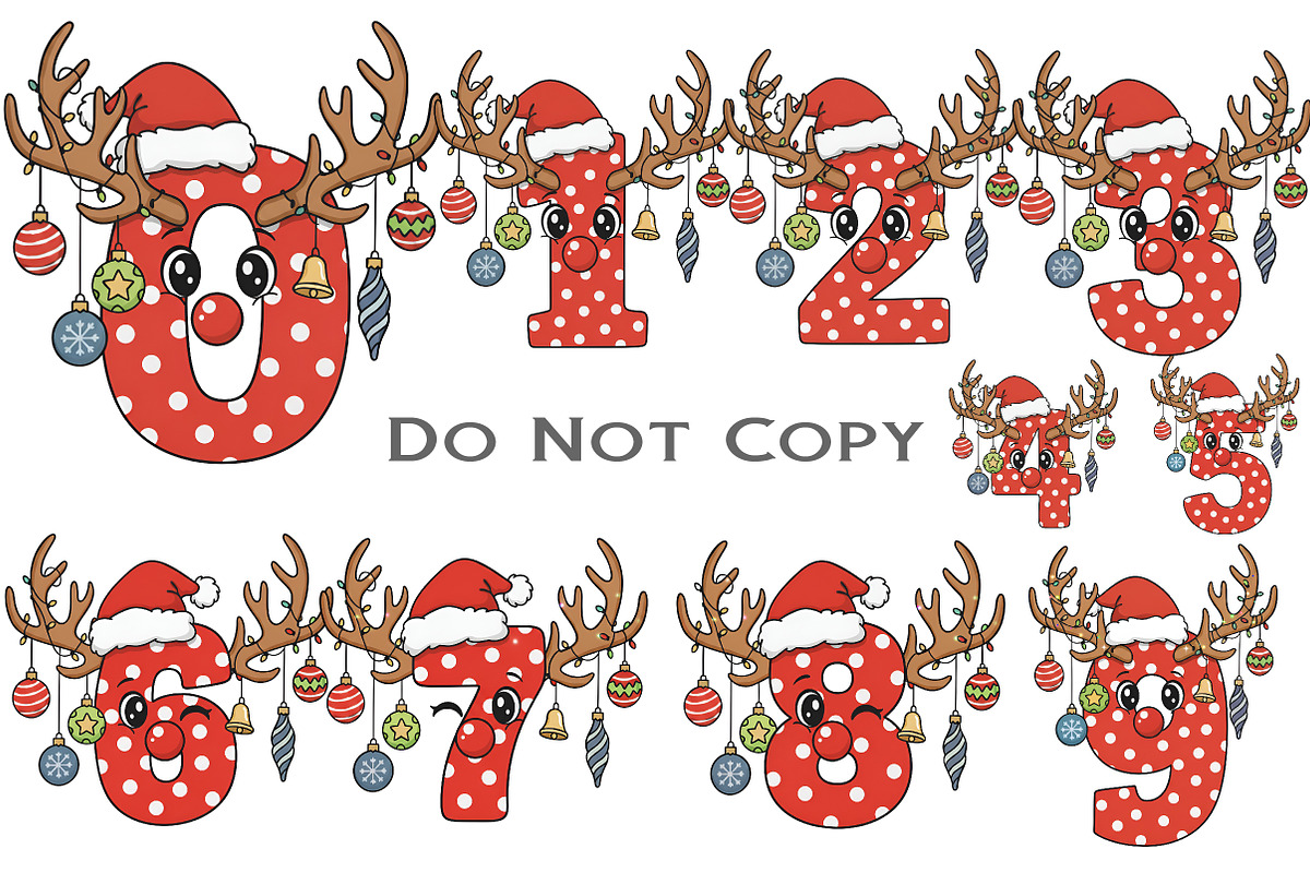 Christmas Alphabet Sublimation, an Illustration by Craft Nest (Photo 5 of 6)