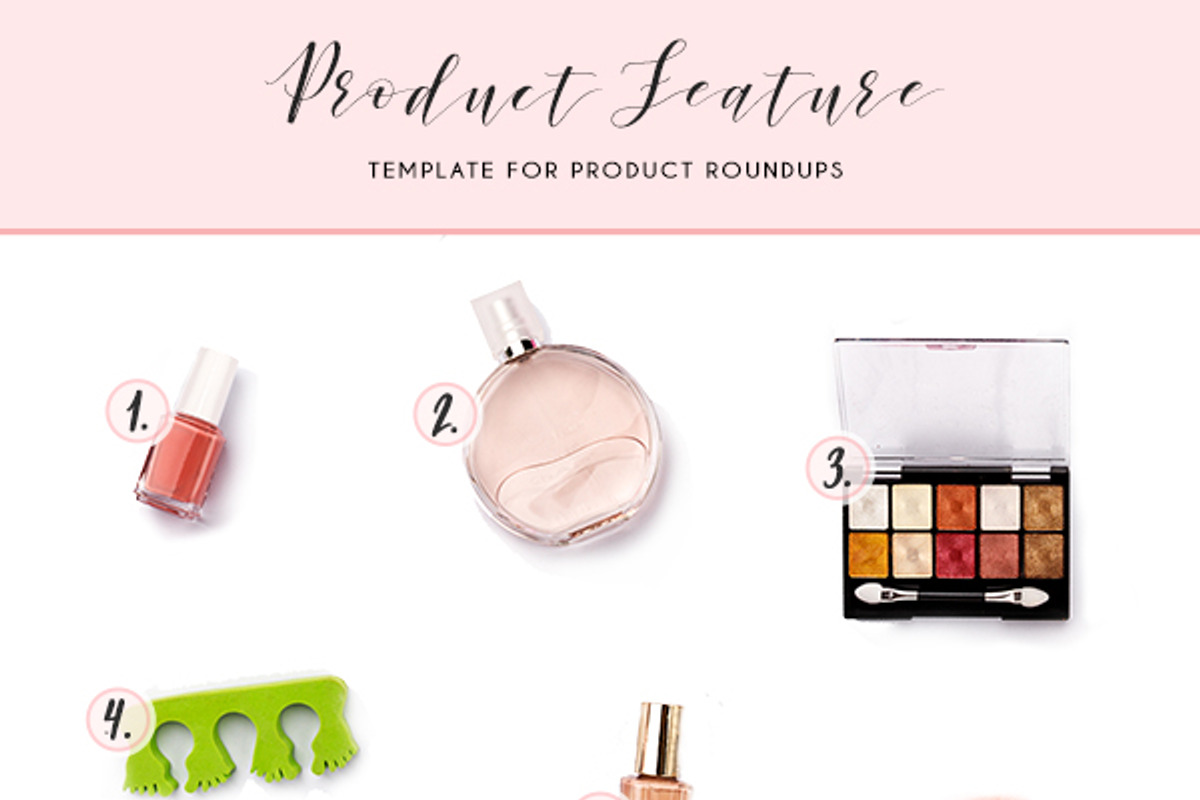 Rose Blogger Marketing Template Pack, a Stationery Template by Minty Fox Designs  (Photo 6 of 6)