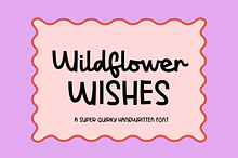 Wildflower Wishes | Quirky Font