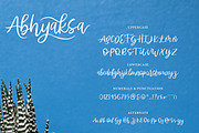 Abhyaksa Handwritten Font, a Script Font by Inspiratype (Thumbnail 10 of 11)