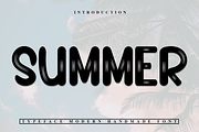Summer, a Sans Serif Font by InermediaSTUDIO (Thumbnail 1 of 7)