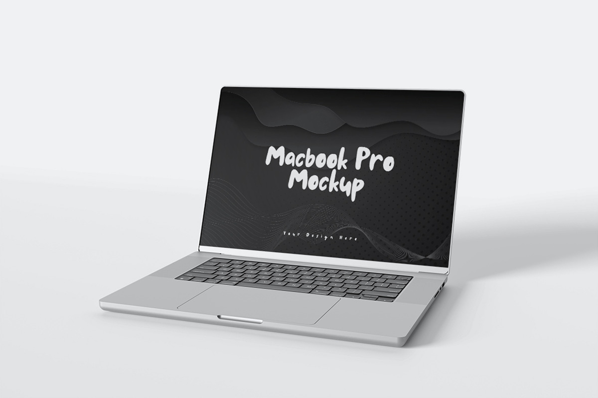 Laptop Mockup, a Wearable Device Mockup by HanaSaka_Studio (Photo 4 of 5)