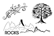 75 Hand-Drawn Flora Unique Pack, an Object Illustration by Knofe (Thumbnail 6 of 6)