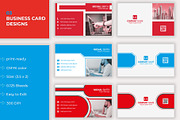 3 Corporate Business Card Design Tem, a Business Card Template by Lakhan1998 (Thumbnail 1 of 4)