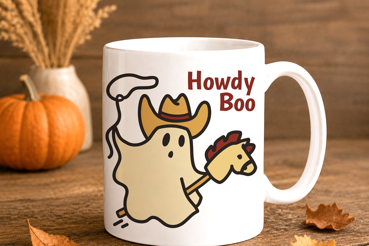 Howdy Boo SVG Cowboy Ghost Rodeo PNG, an Object Graphic by TanchaArt (Photo 5 of 8)