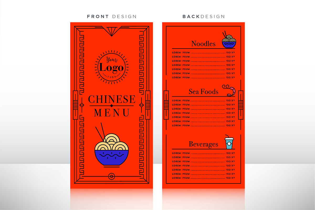 90 Linear Style Menu Designs, a Templates & Theme by Kursat Unsal (Photo 11 of 23)