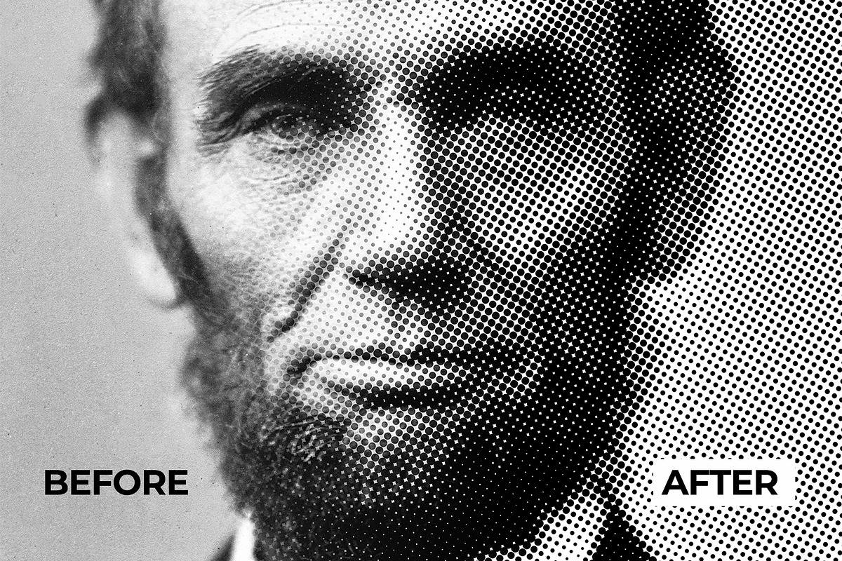 Halftone Photo Effect Photoshop PSD, a Layer Style Add-On by bnrcreativelab (Photo 2 of 4)