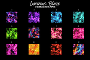 Luminous Blaze Digital Paper, a Pattern Graphic by Chromolume Studio (Thumbnail 2 of 28)