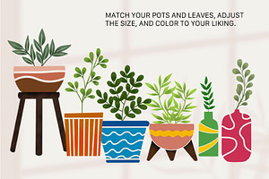 Procreate Stamps Potted Plants