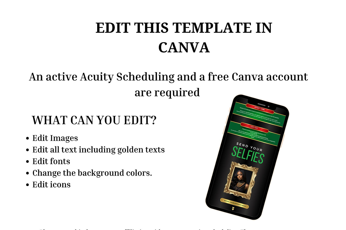 Acuity Scheduling design template, a Websites & App Template by Foedesigner (Photo 3 of 4)