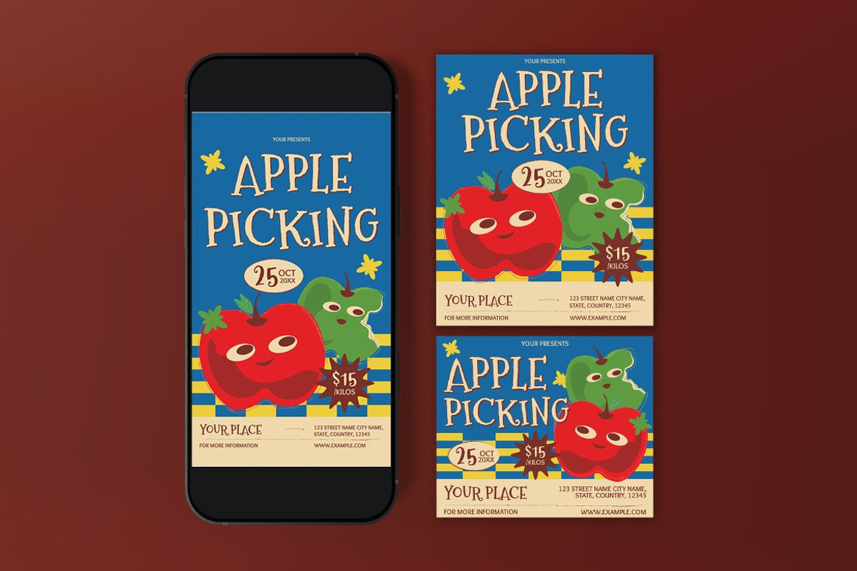 Apple Picking Flyer preview 3