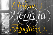 Megivia Calligraphyc Serif | 6 Fonts, a Serif Font by IM Studio (Thumbnail 6 of 12)