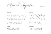 Amanda Signature Handwritten Font, a Script Font by UICreative (Thumbnail 4 of 5)