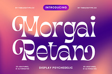 Morgai Retan Psychedelic Serif