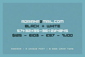 Adriana Display Font