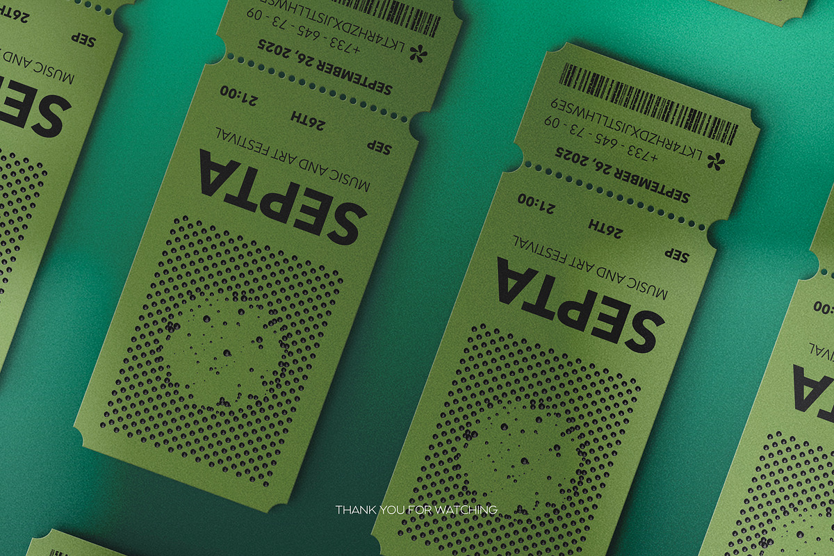 Event Tickets Mockup Scenes, an Advertising Mockup by Milka (Photo 8 of 9)