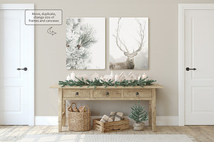 CHRISTMAS TIME Wall&Frame Mockups