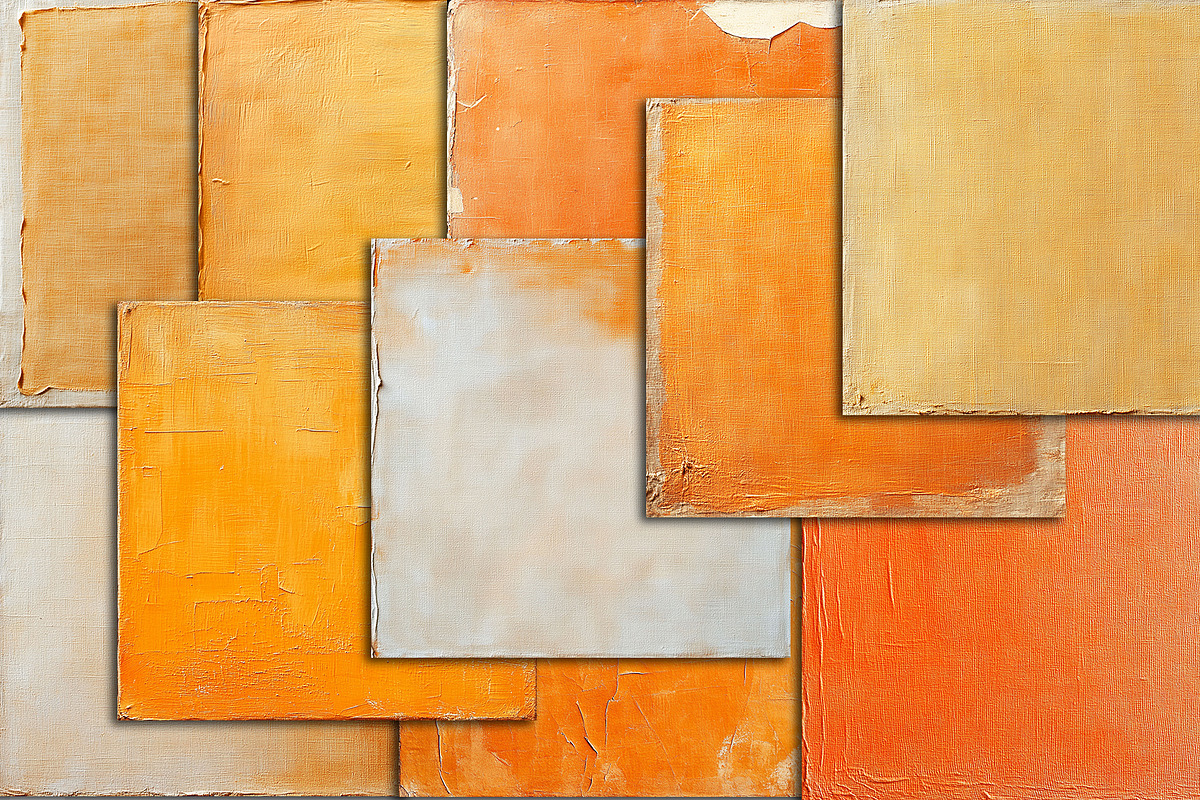 Orange Linen Canvas Digital Textures, a Texture Graphic by Area (Photo 10 of 18)