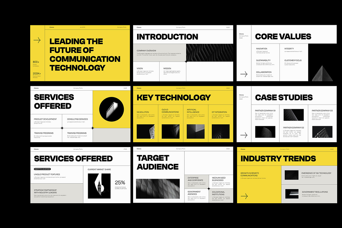 Clevora Company Profile GoogleSlide preview 2